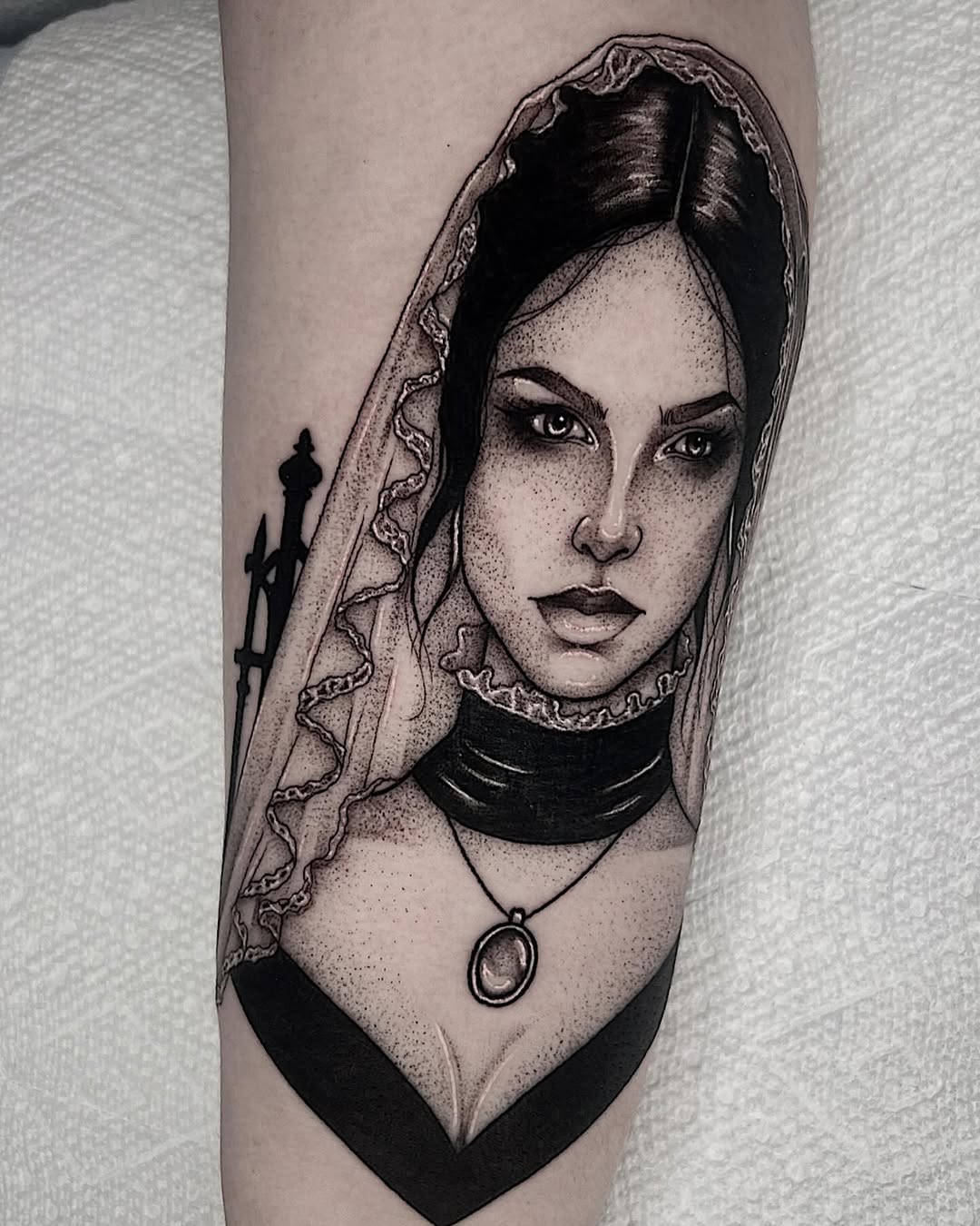 Tattoo by @brii.fletchtattoos — black_and_grey, realism