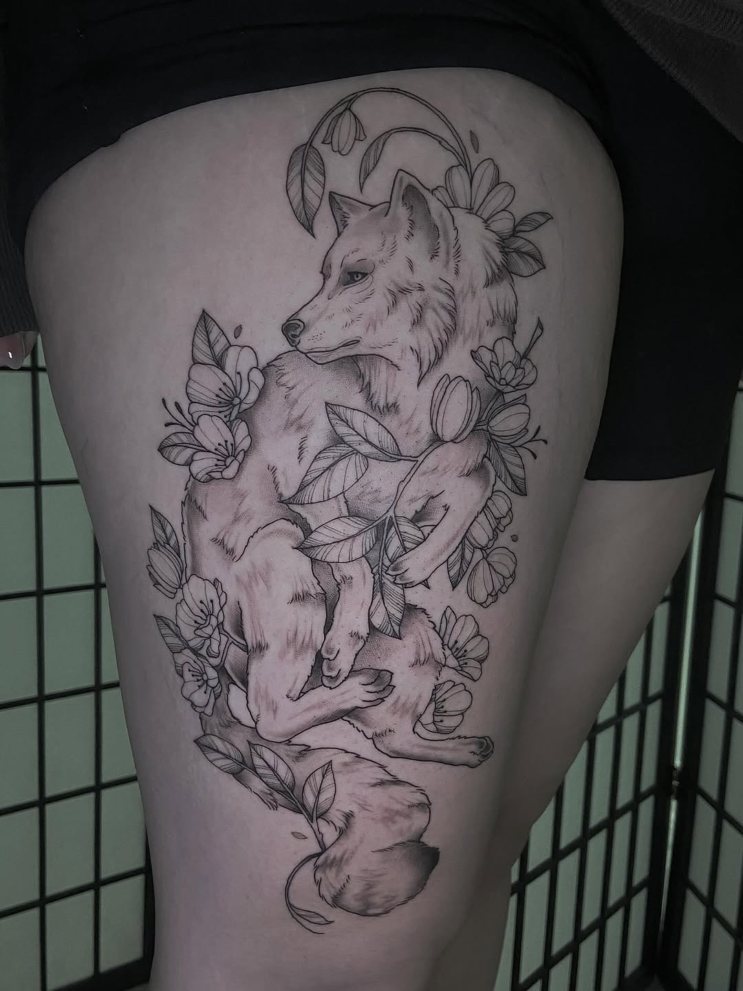 Tattoo by @tattoosbylibbey — black_and_grey