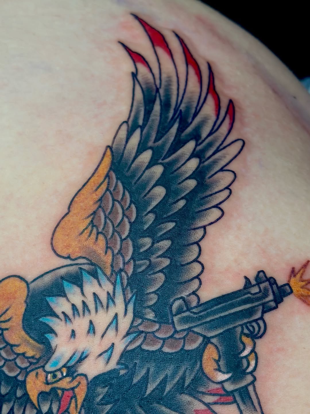 Tattoo by @cryptidtattooer — american_traditional