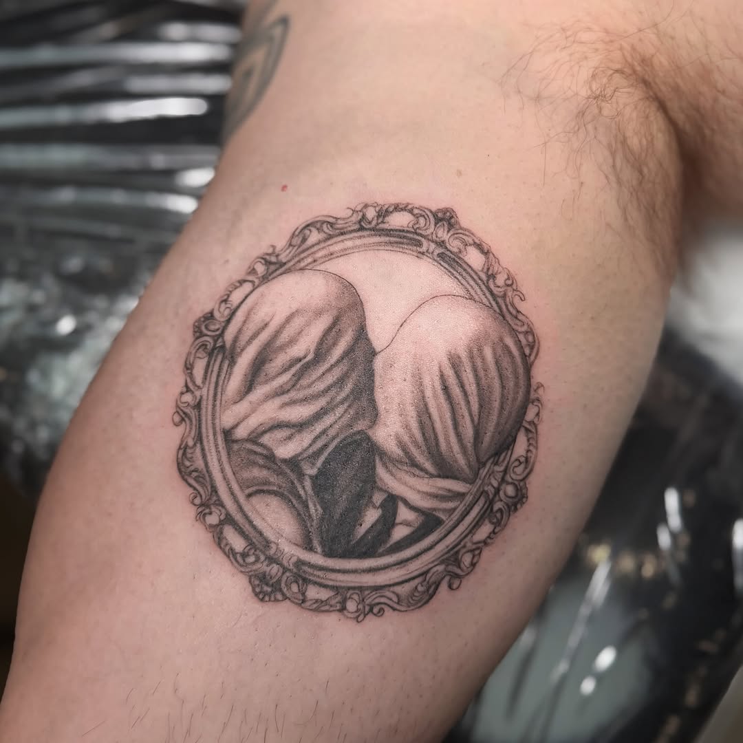 Tattoo by @valerytattoos — black_and_grey, realism