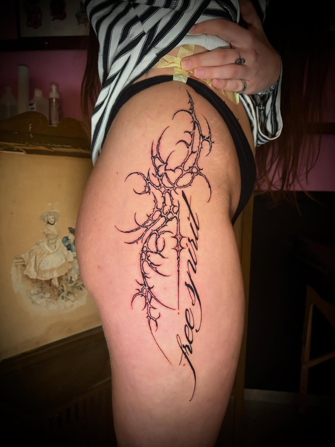 Tattoo by @lostkittenink โ fine_line