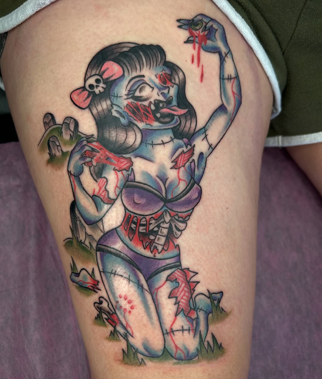Tattoo by @audberry_tattoo — american_traditional, neo_traditional