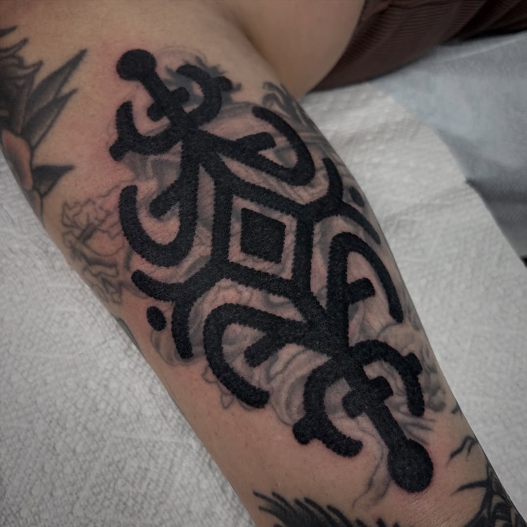 Tattoo by @joel.graytattoos — blackwork