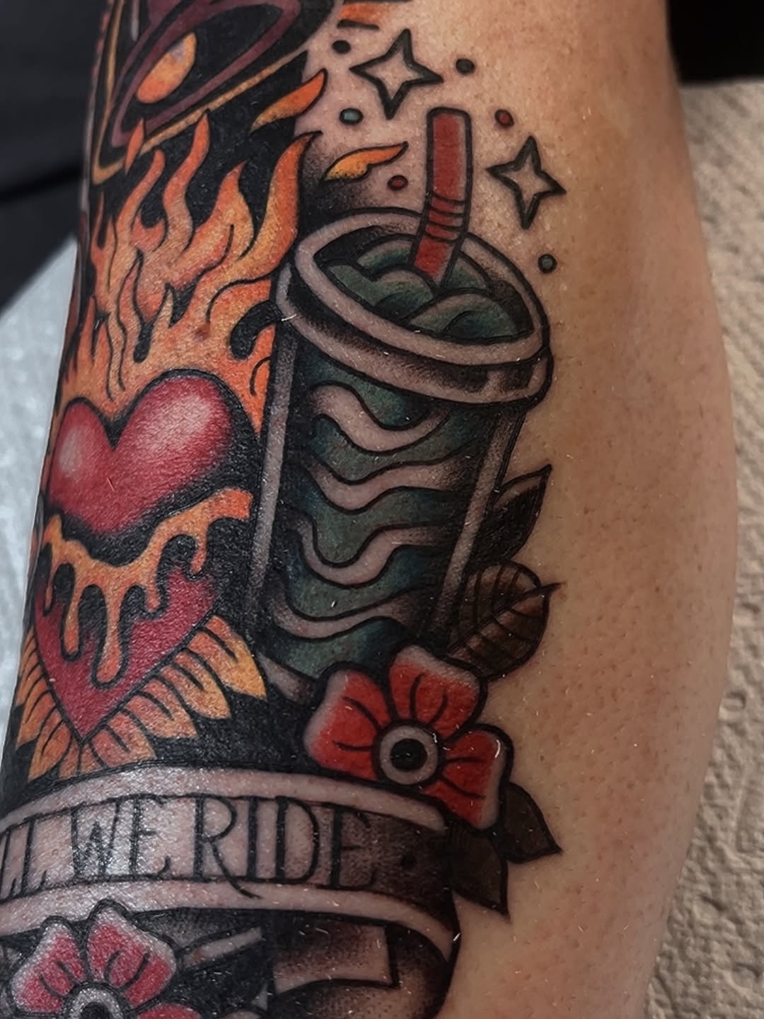 Tattoo by @jckbtattoos — american_traditional, illustrative