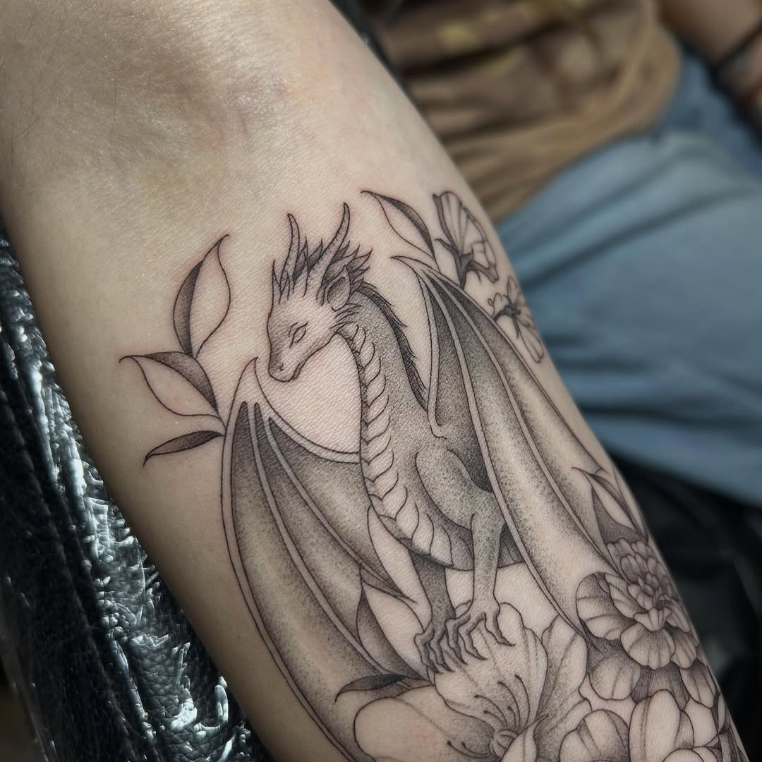 Tattoo by @tats.by.yana โ black_and_grey, realism