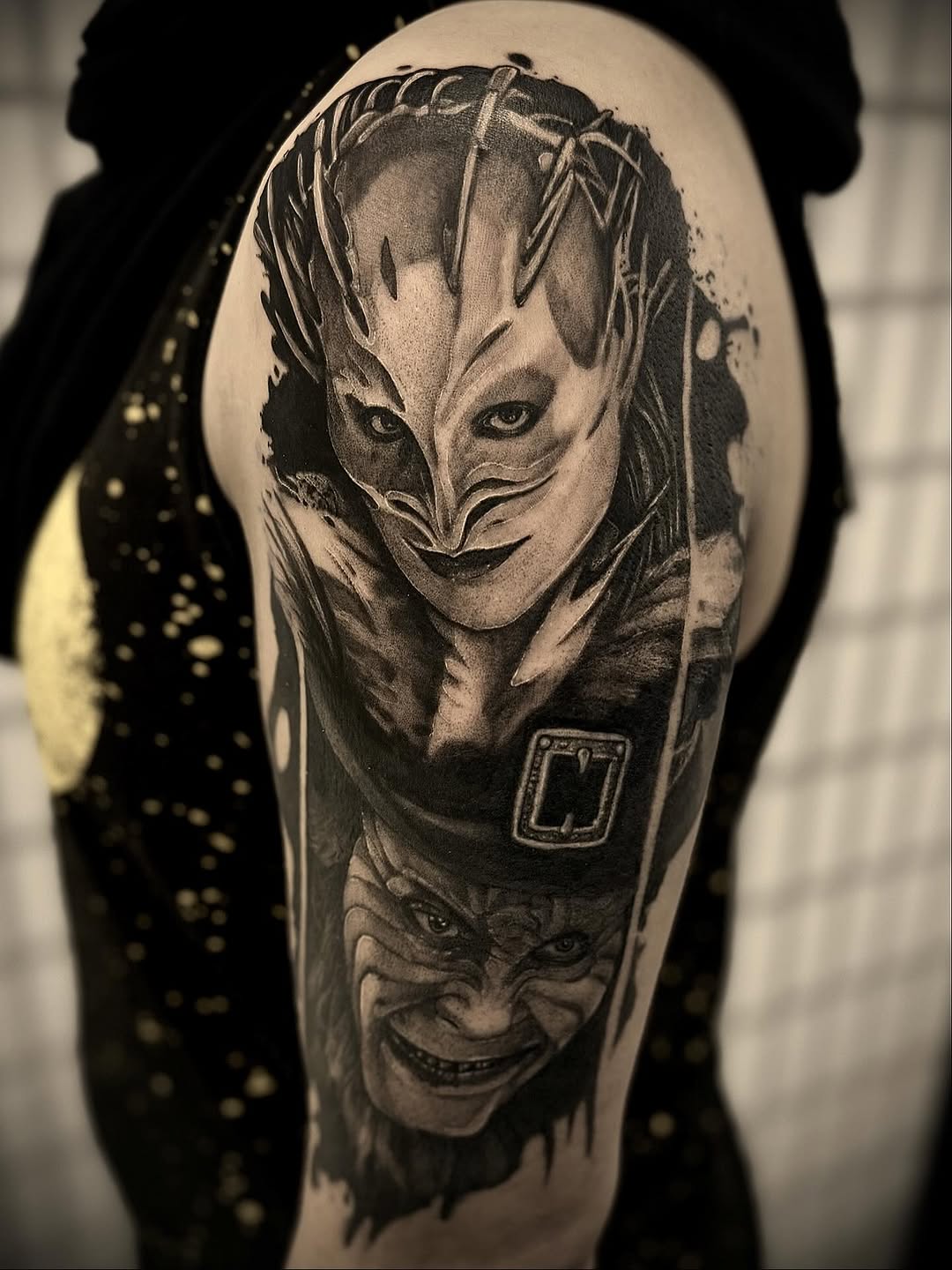 Tattoo by @machomandisavage — realism, dark_realism