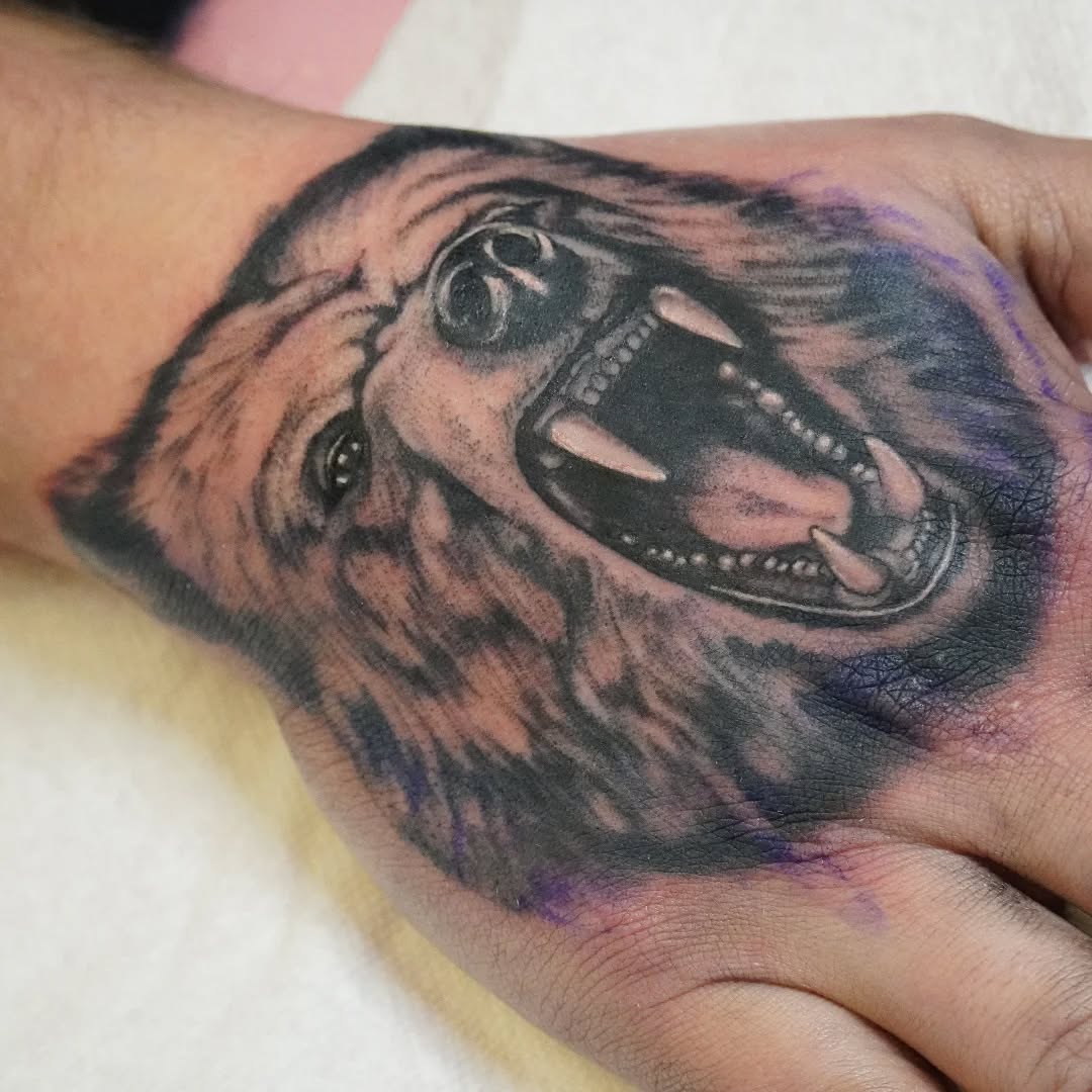 Tattoo by @rachel.tattoos โ realism, black_and_grey