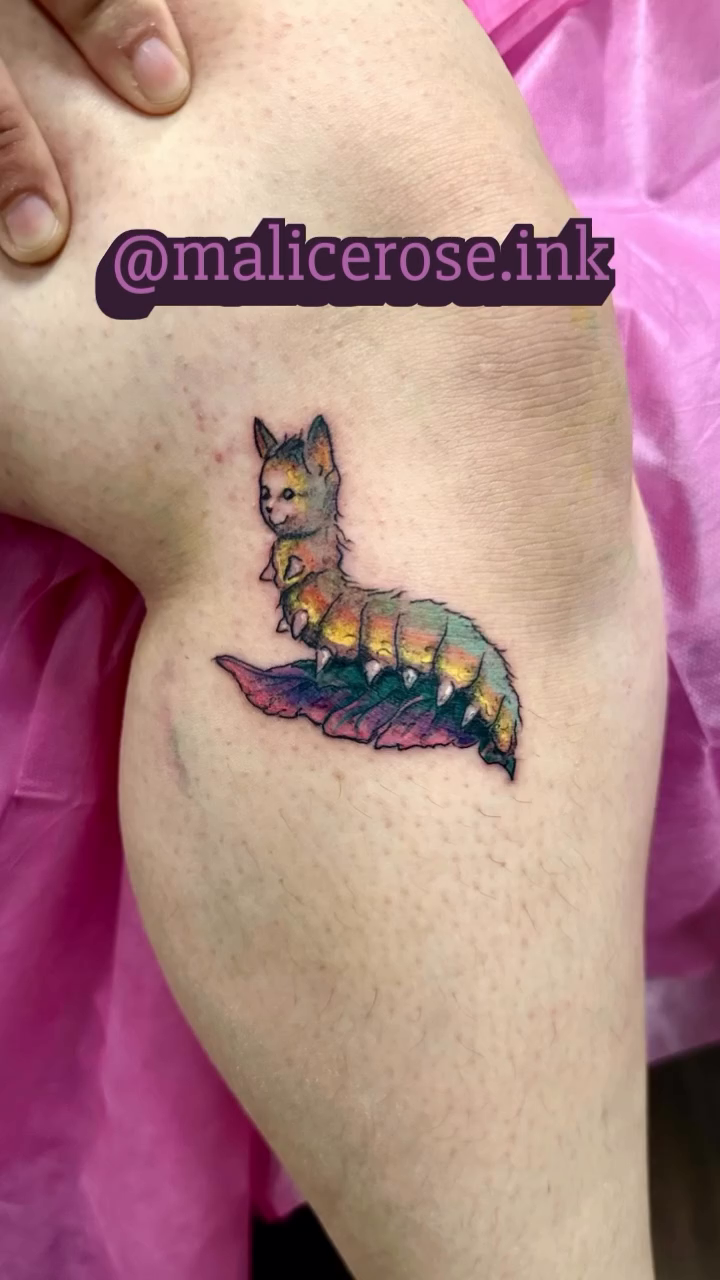 Tattoo by @malicerose.ink — new_school