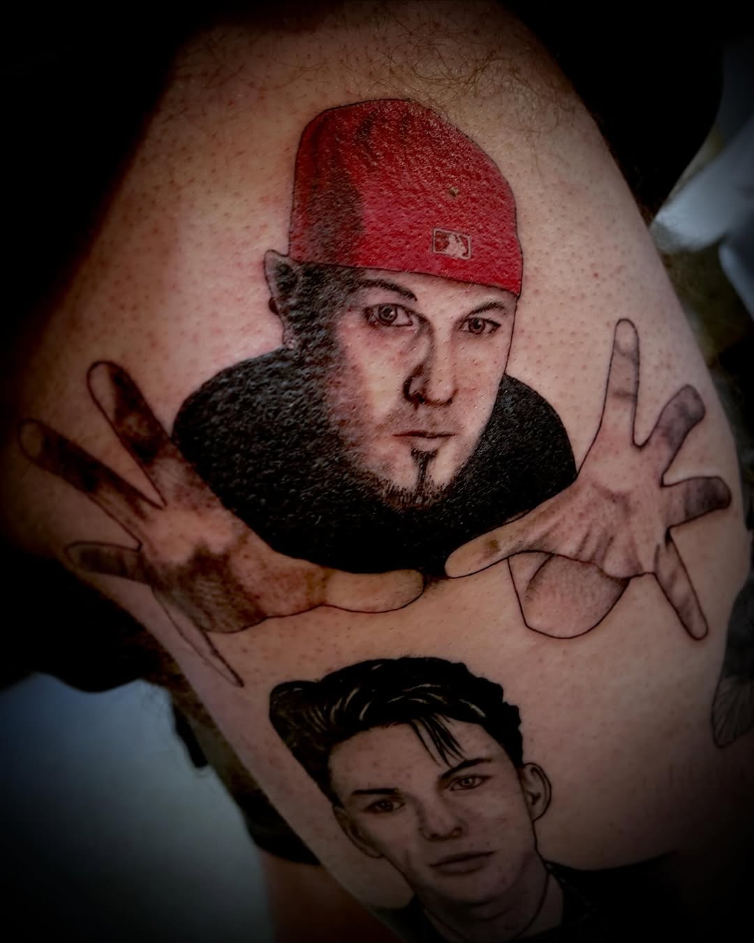 Tattoo by @jacobfinellitattoos — realism, black_and_grey