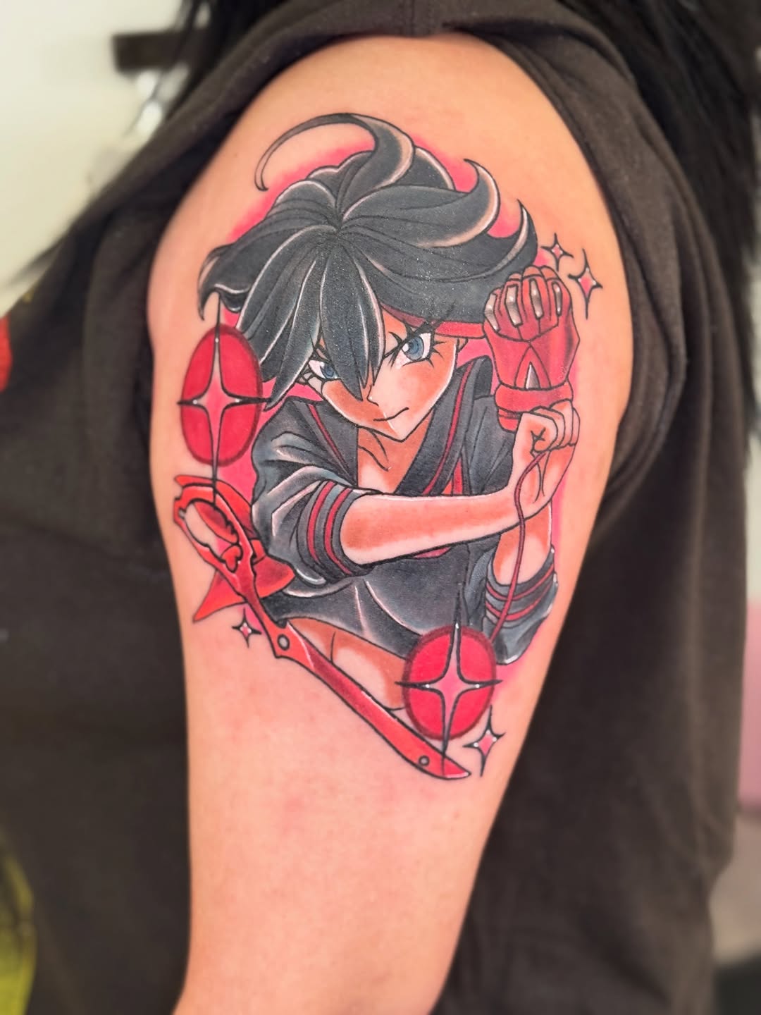 Tattoo by @w33bmachin3 — anime, new_school