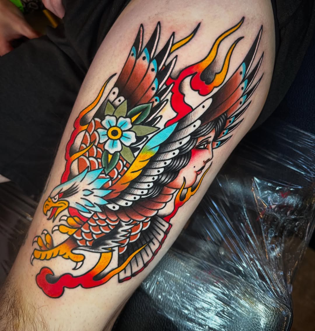 Tattoo by @instagrahamvogel โ american_traditional