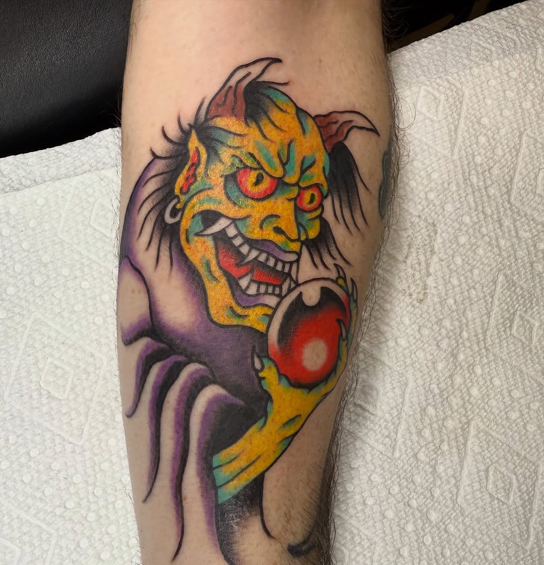 Tattoo by @kayzzentat2 — american_traditional, illustrative