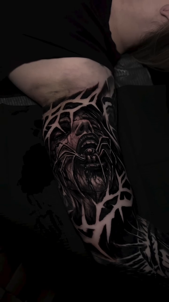 Tattoo by @igor.blackrhino — black_and_grey, realism