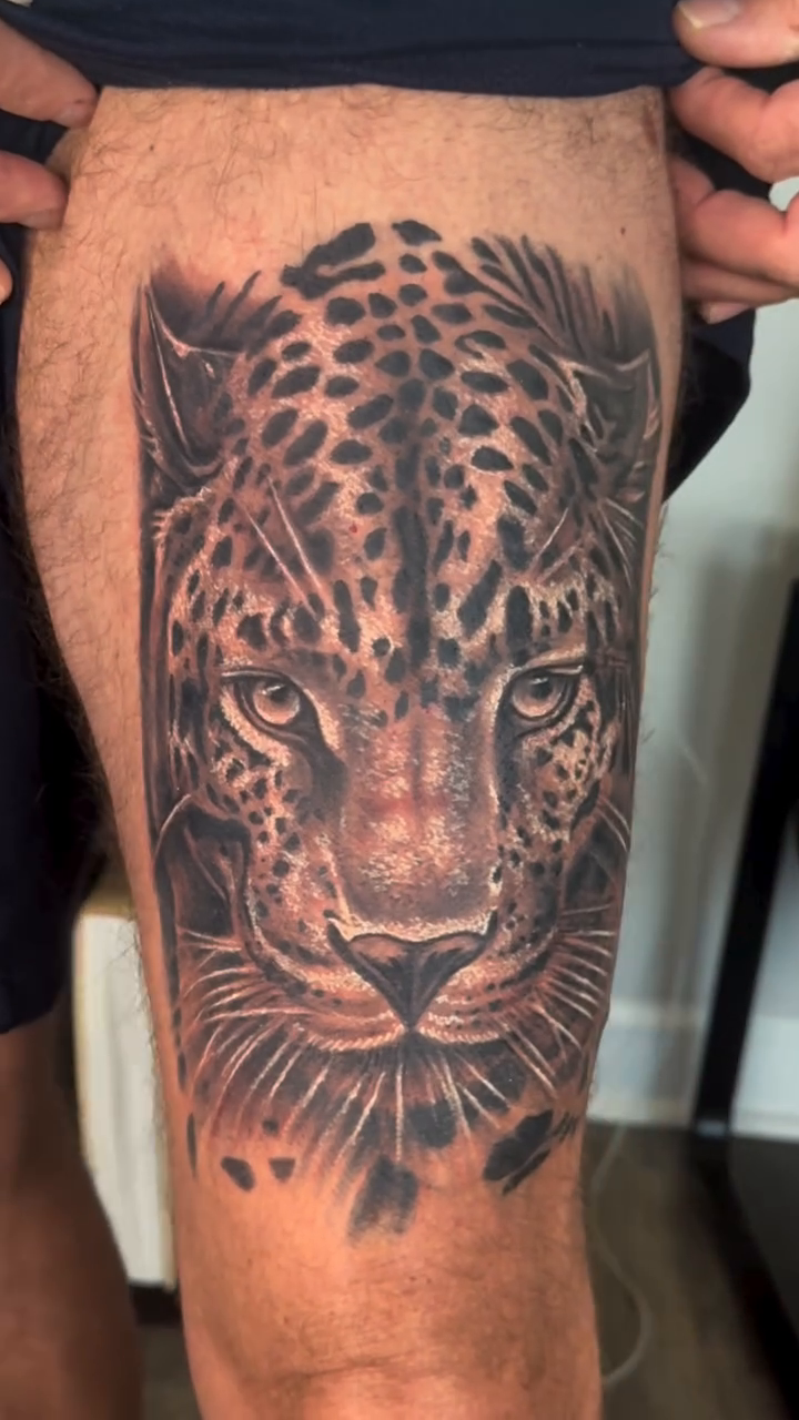 Tattoo by @jasonadkinstattoo — realism, black_and_grey