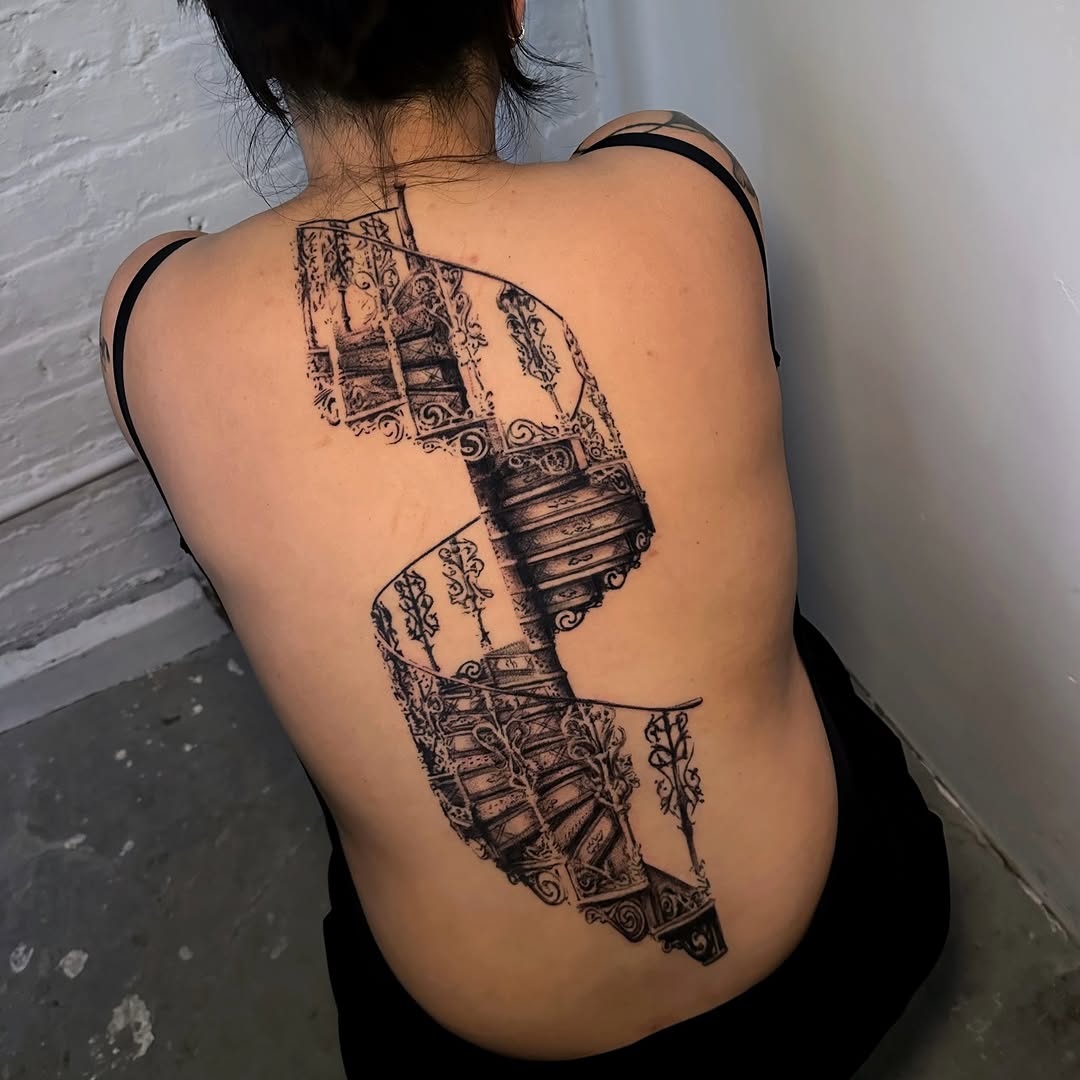 Tattoo by @sexytattoofactory — blackwork, illustrative