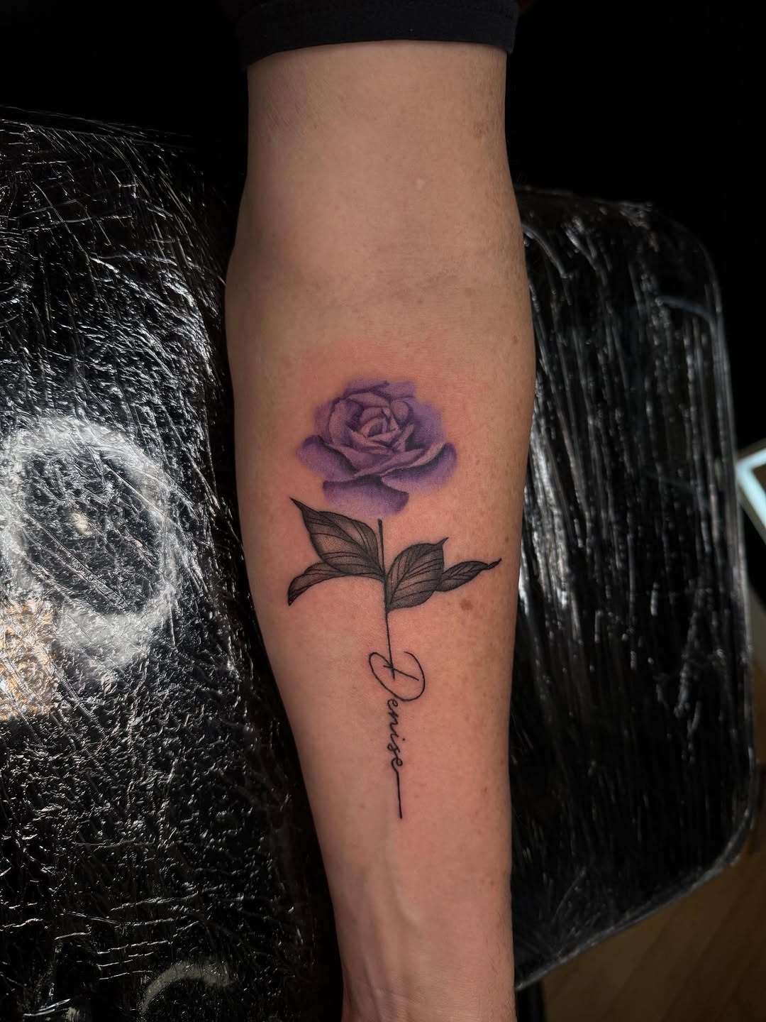 Tattoo by @panda13tattoos — fine_line, lettering_script