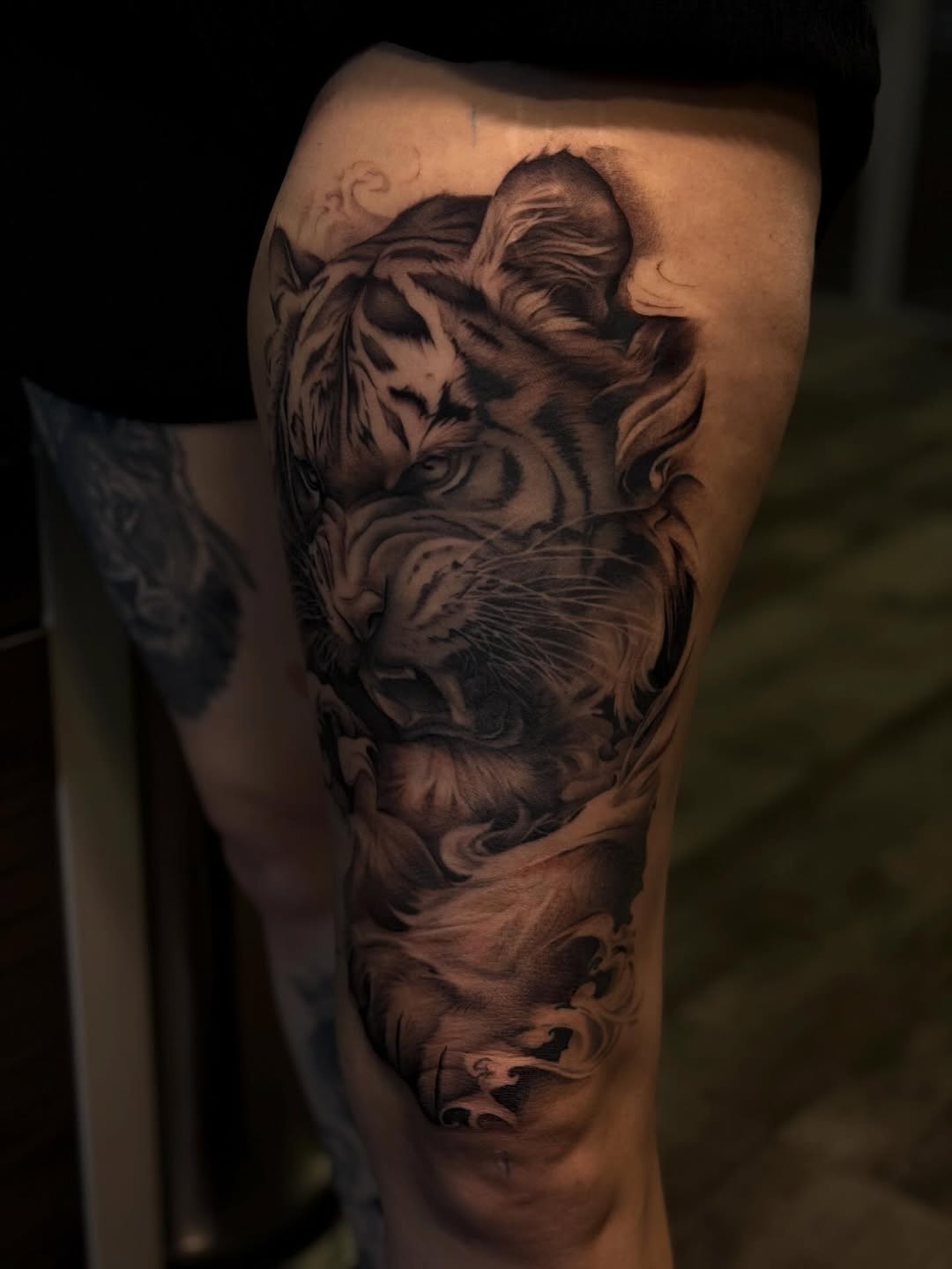 Tattoo by @meretattoos β realism, black_and_grey