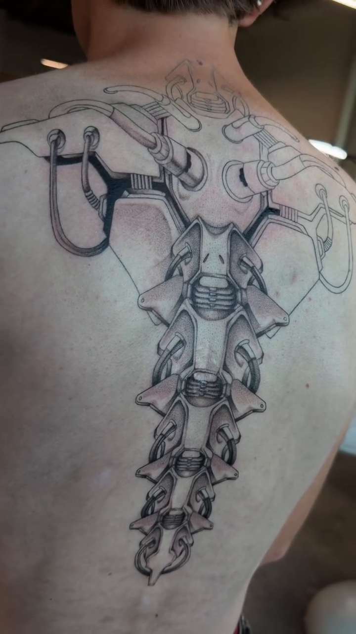 Tattoo by @valerytattoos — black_and_grey