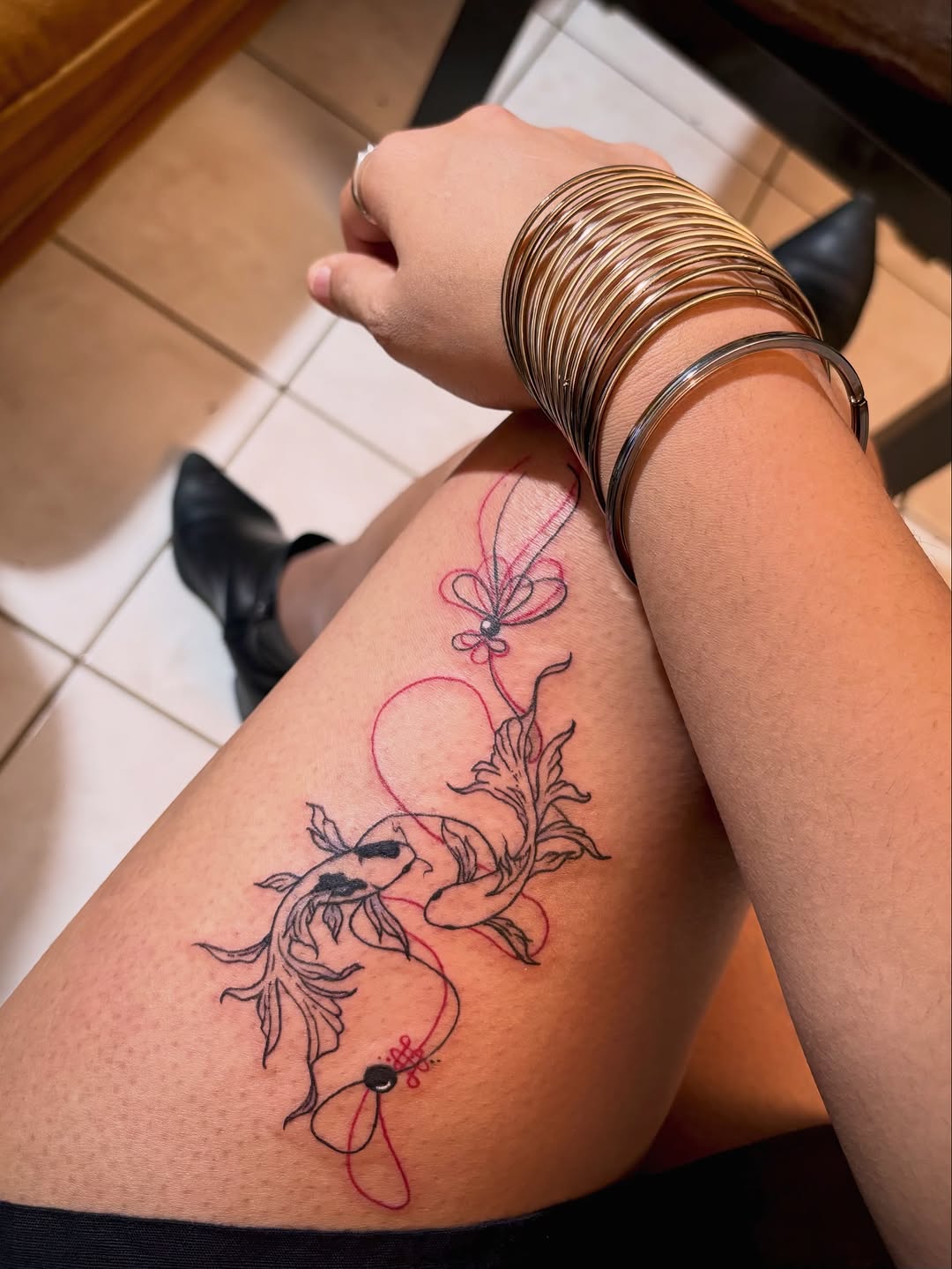 Tattoo by @engraveinks β fine_line, japanese_irezumi