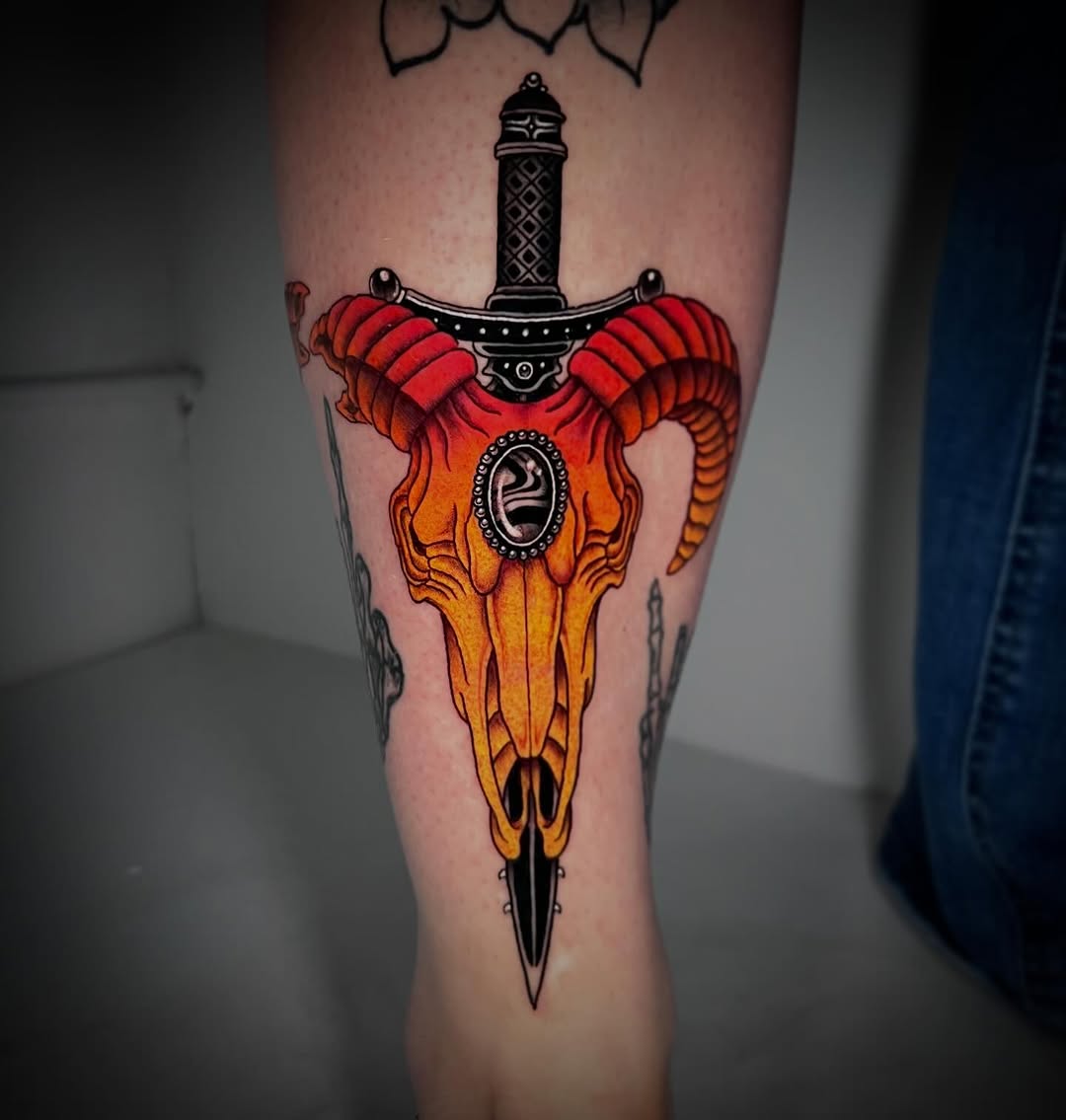 Tattoo by @yur.da.sells.blackwork — illustrative, black_and_grey