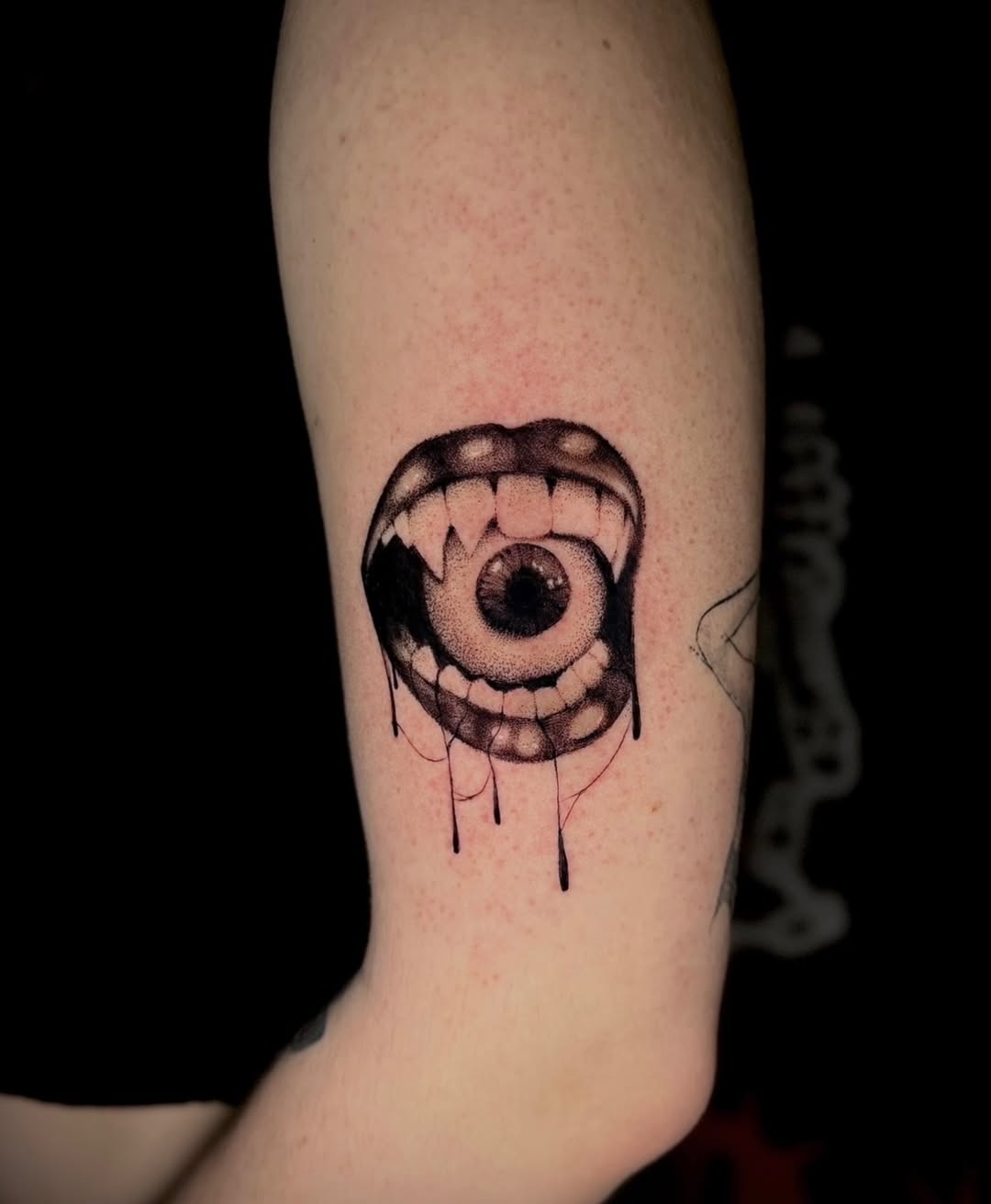 Tattoo by @desolate_tattoos — blackwork