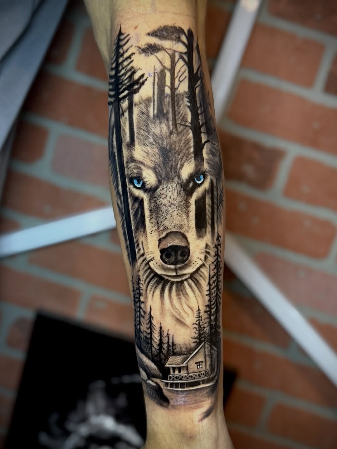 Tattoo by @elcalvo_tatto9 — realism, black_and_grey