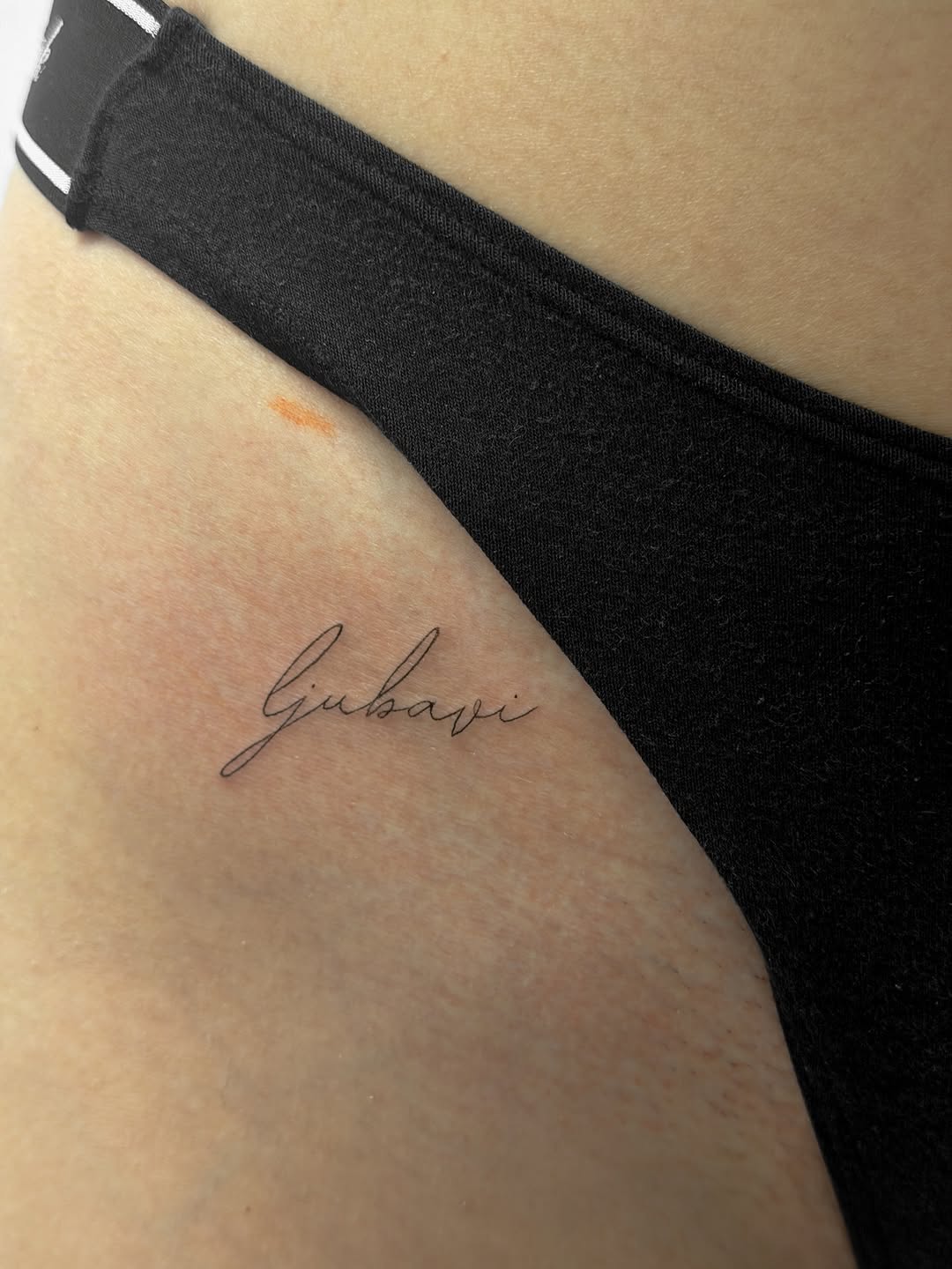 Tattoo by @inkedxalex β lettering_script, fine_line