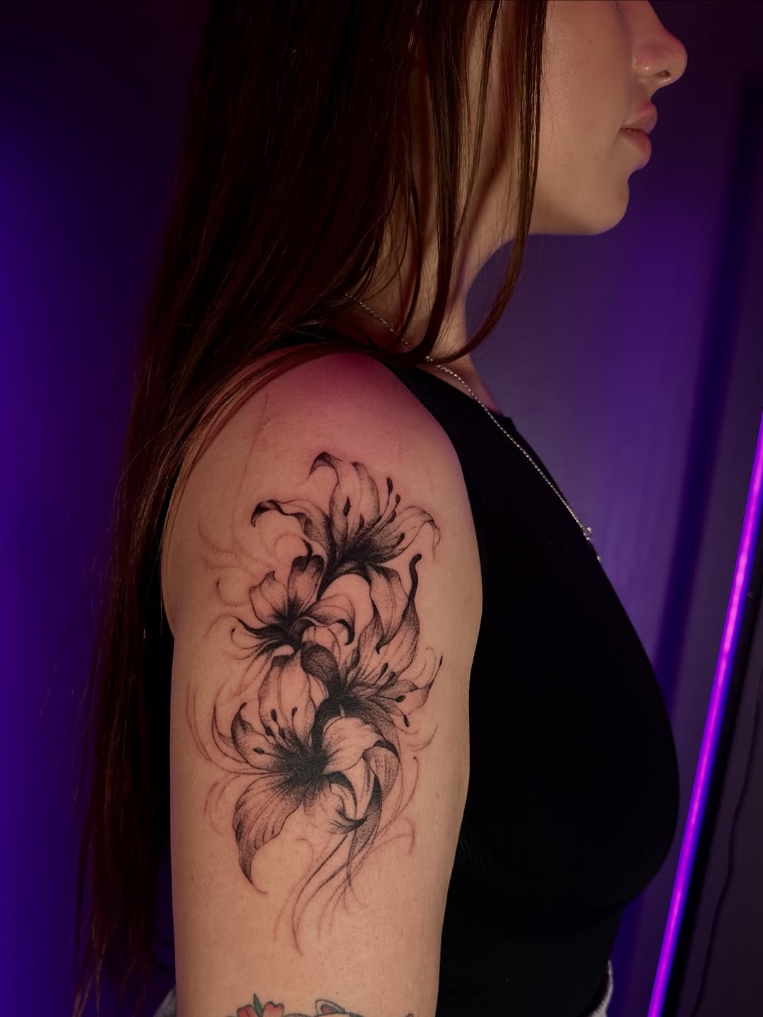 Tattoo by @mklvayne.tattoos โ fine_line, black_and_grey