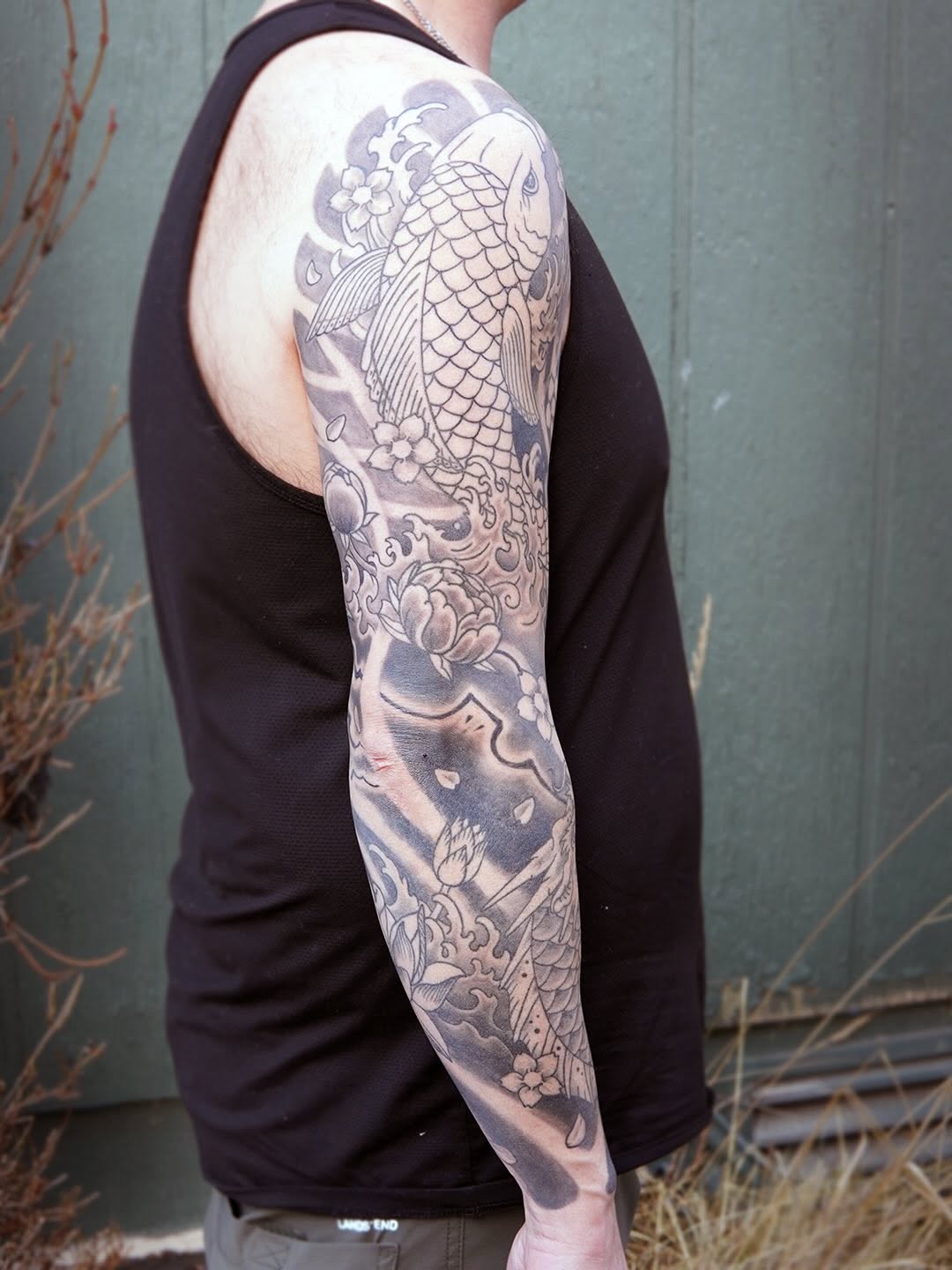 Tattoo by @aileas.ink — japanese_irezumi, black_and_grey