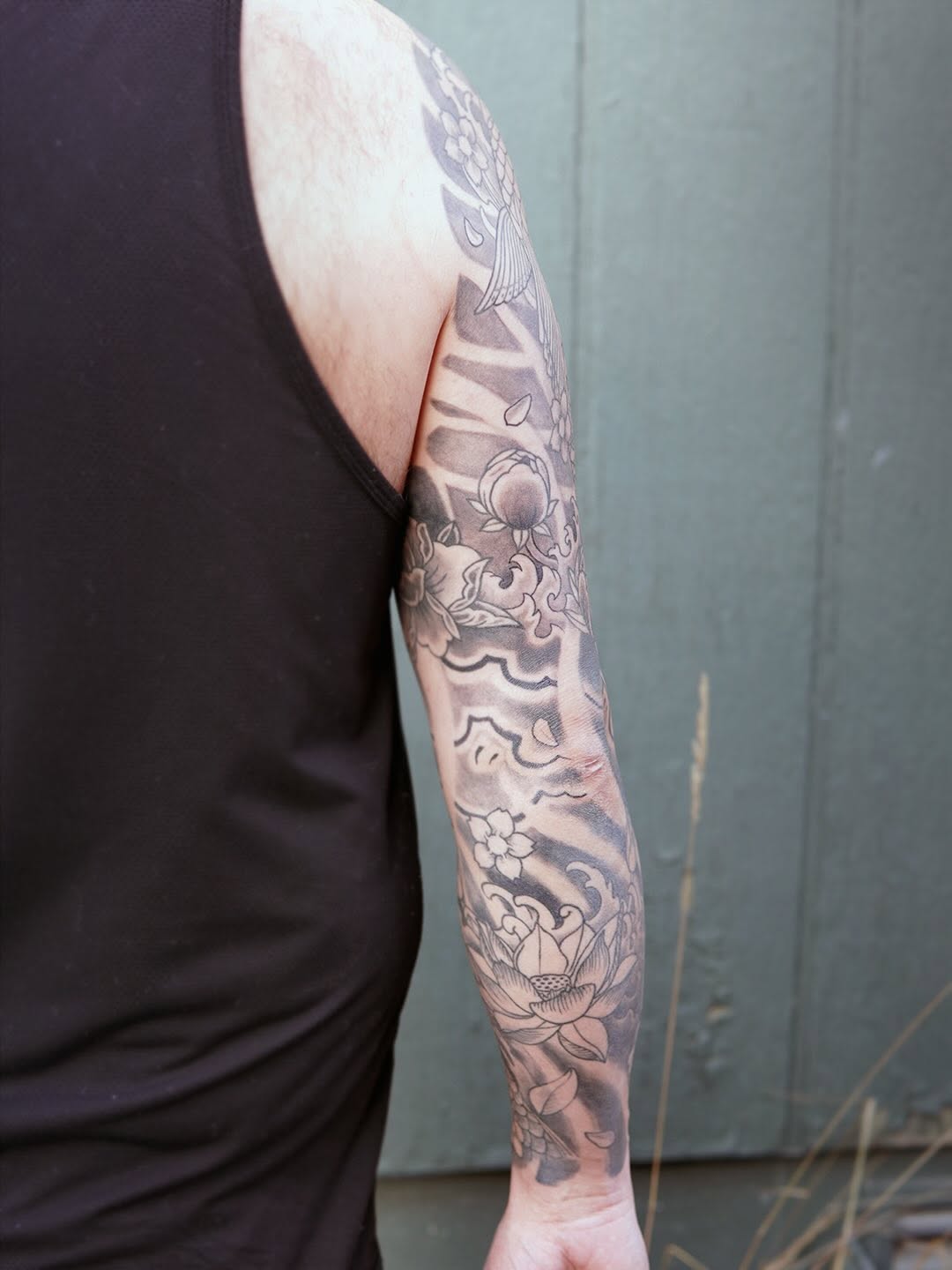 Tattoo by @aileas.ink — japanese_irezumi, black_and_grey