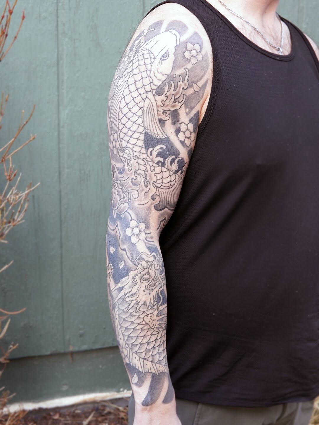 Tattoo by @aileas.ink — japanese_irezumi, black_and_grey