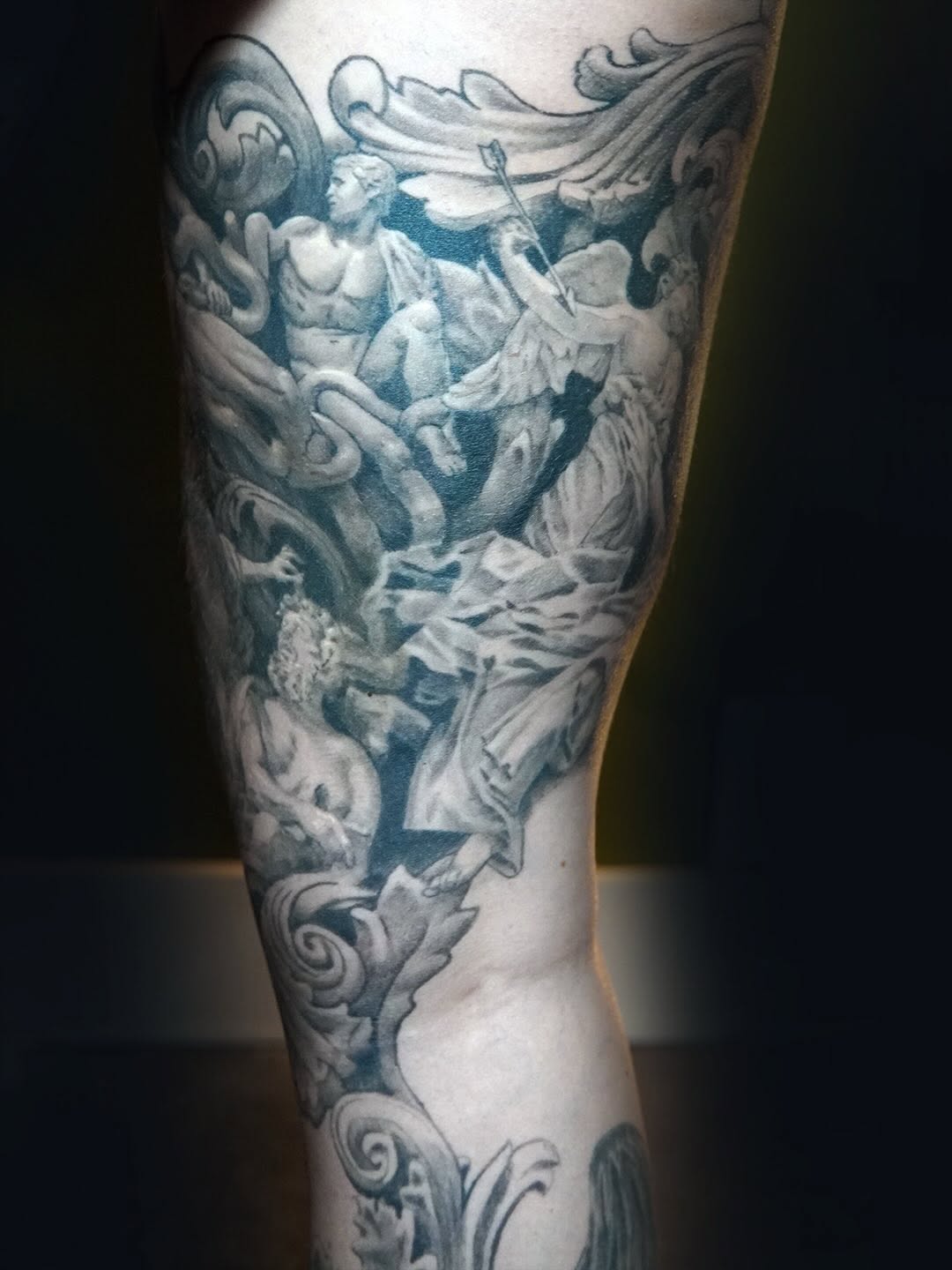 Tattoo by @aileas.ink — realism, black_and_grey