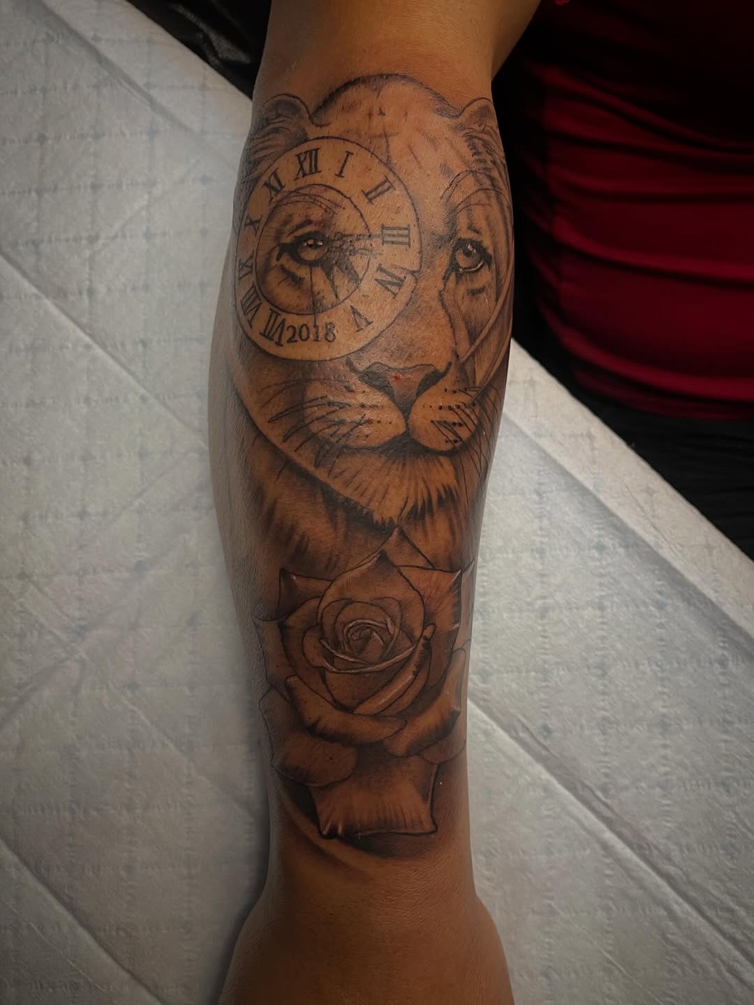 Tattoo by @dtat2christ — realism, black_and_grey