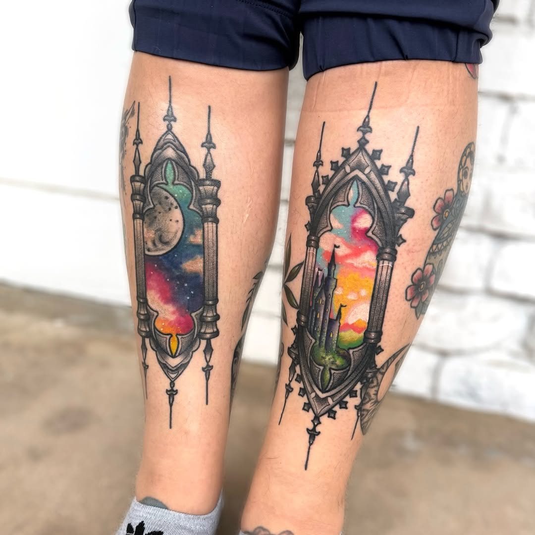 Tattoo by @call.me_d.addie — black_and_grey, illustrative