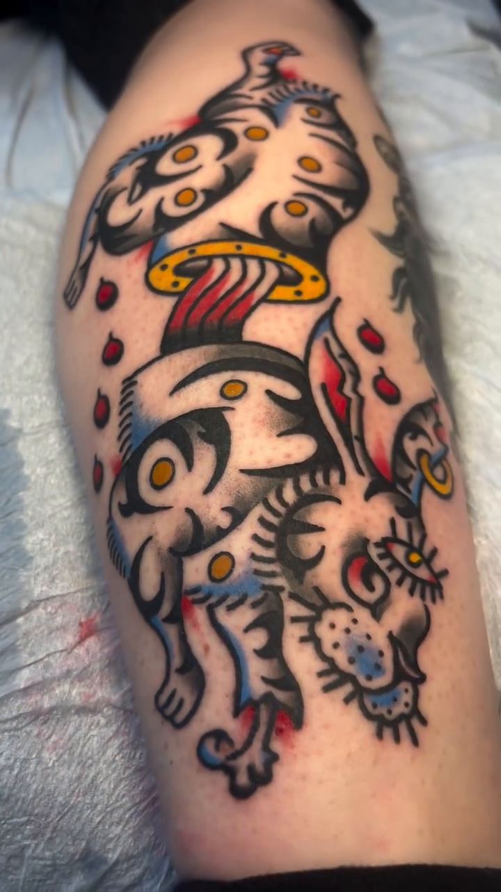 Tattoo by @griffintheflesh — american_traditional