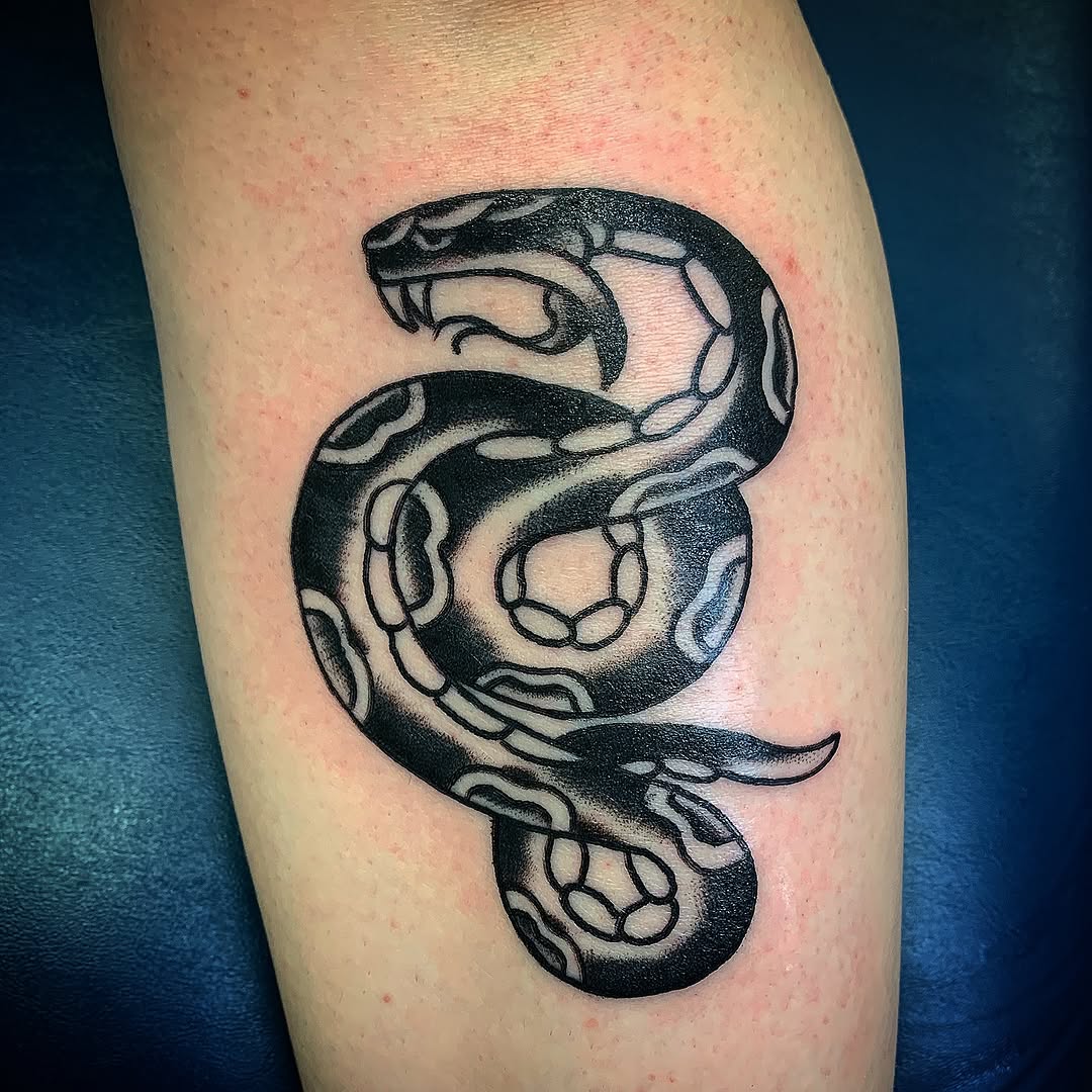 Tattoo by @tuff_tatz — american_traditional, blackwork