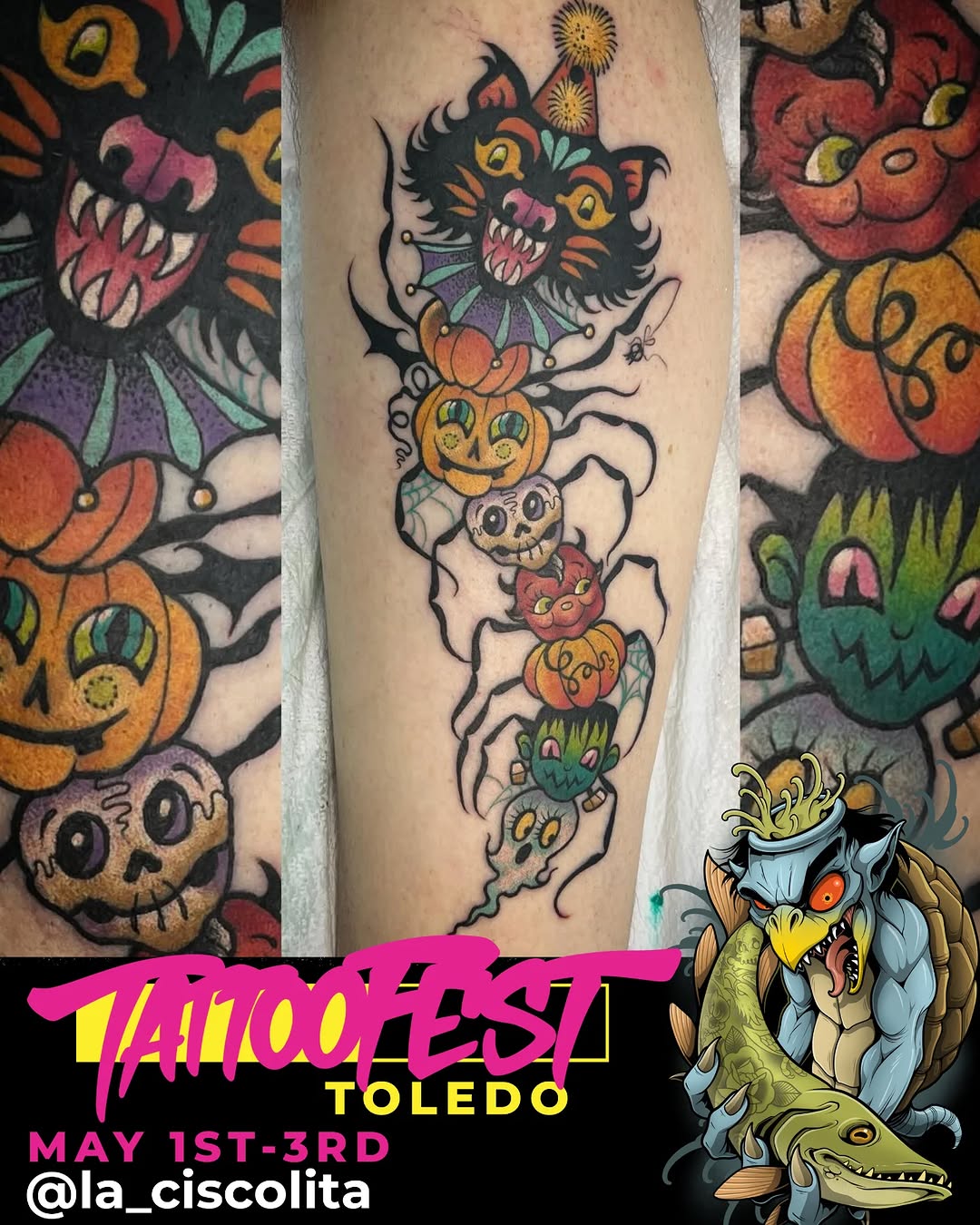 Tattoo by @la_ciscolita — new_school, american_traditional