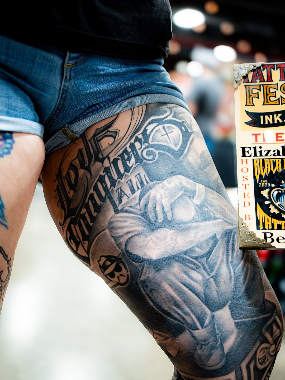 Tattoo by @inkplug__higherlevel — chicano, black_and_grey