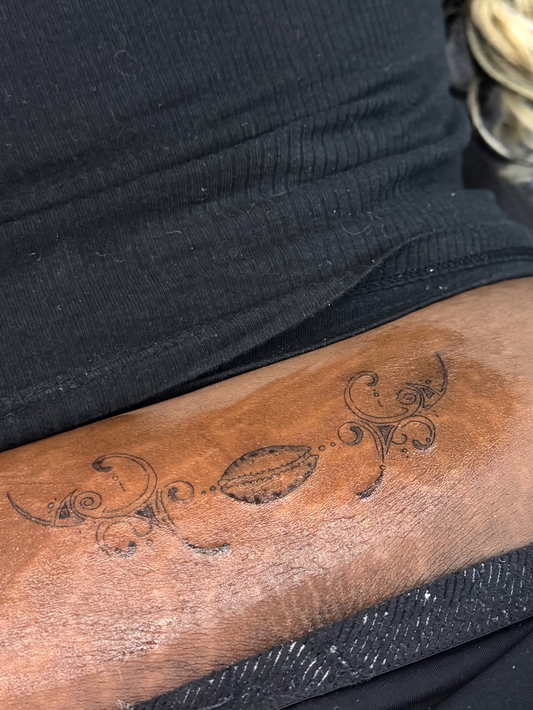 Tattoo by @sabinatattoos — illustrative, ornamental