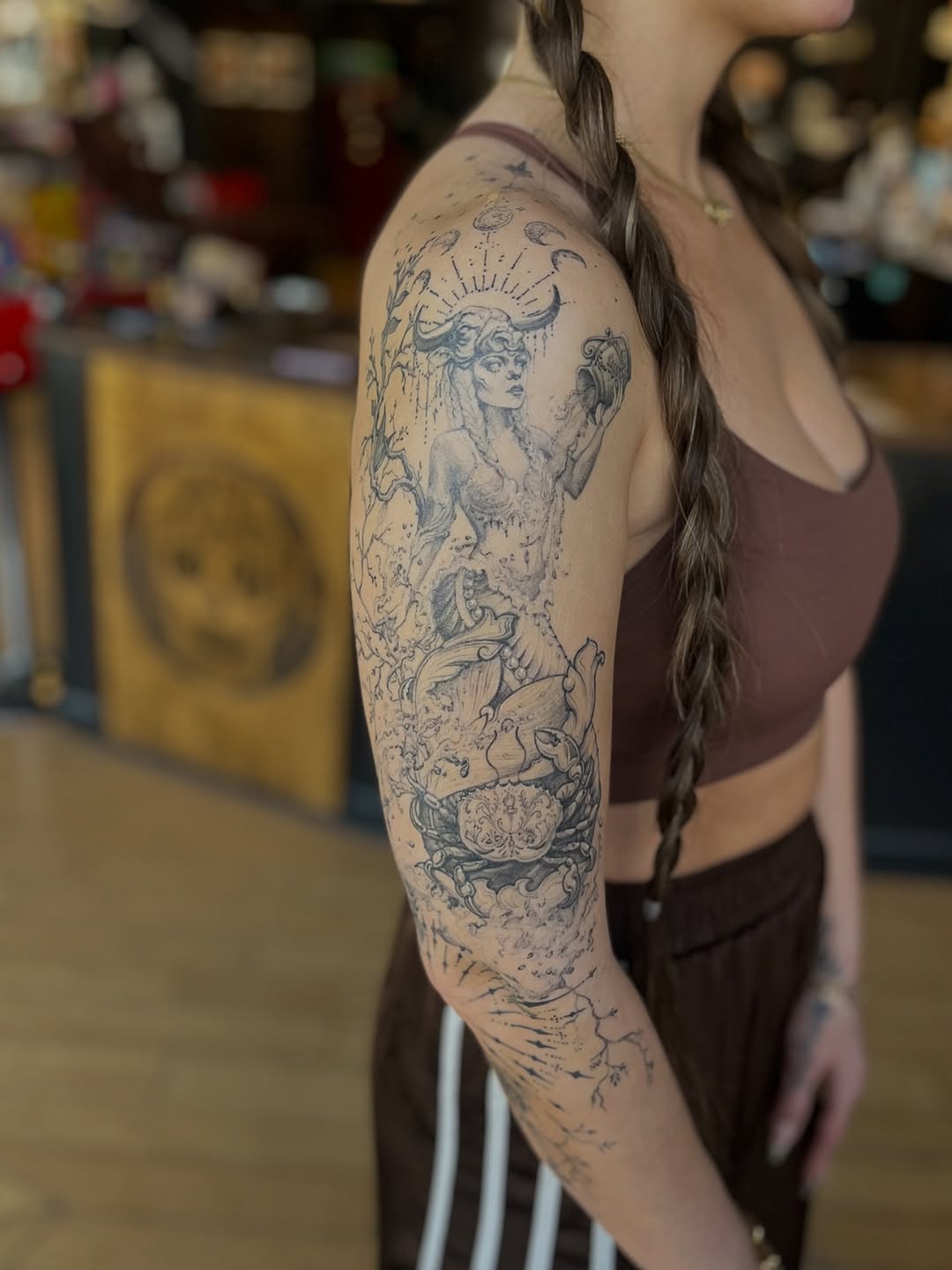 Tattoo by @sarah_spread — black_and_grey