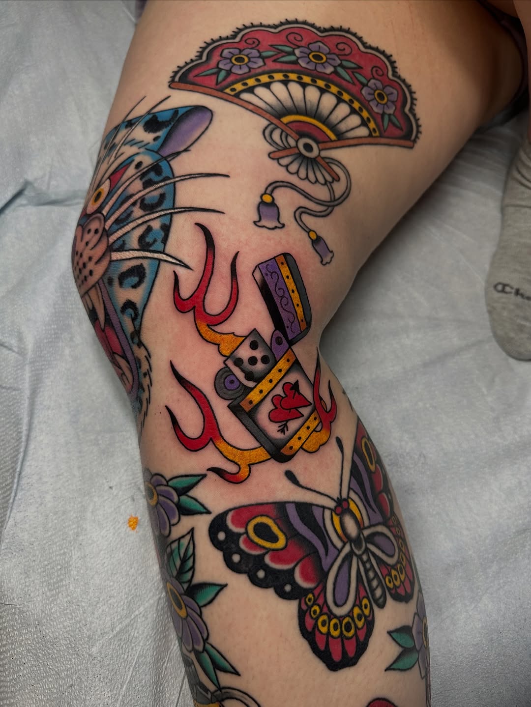 Tattoo by @eggtattooer — american_traditional, illustrative