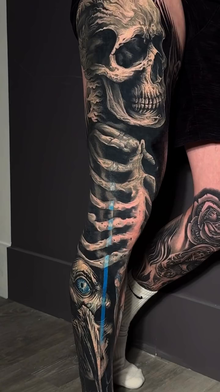Tattoo by @sk.tattoo._ — realism, black_and_grey