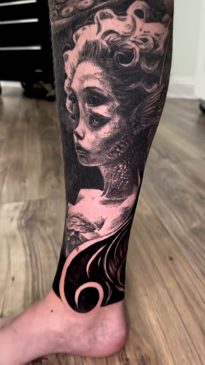 Tattoo by @kodymillertattoos β black_and_grey, illustrative