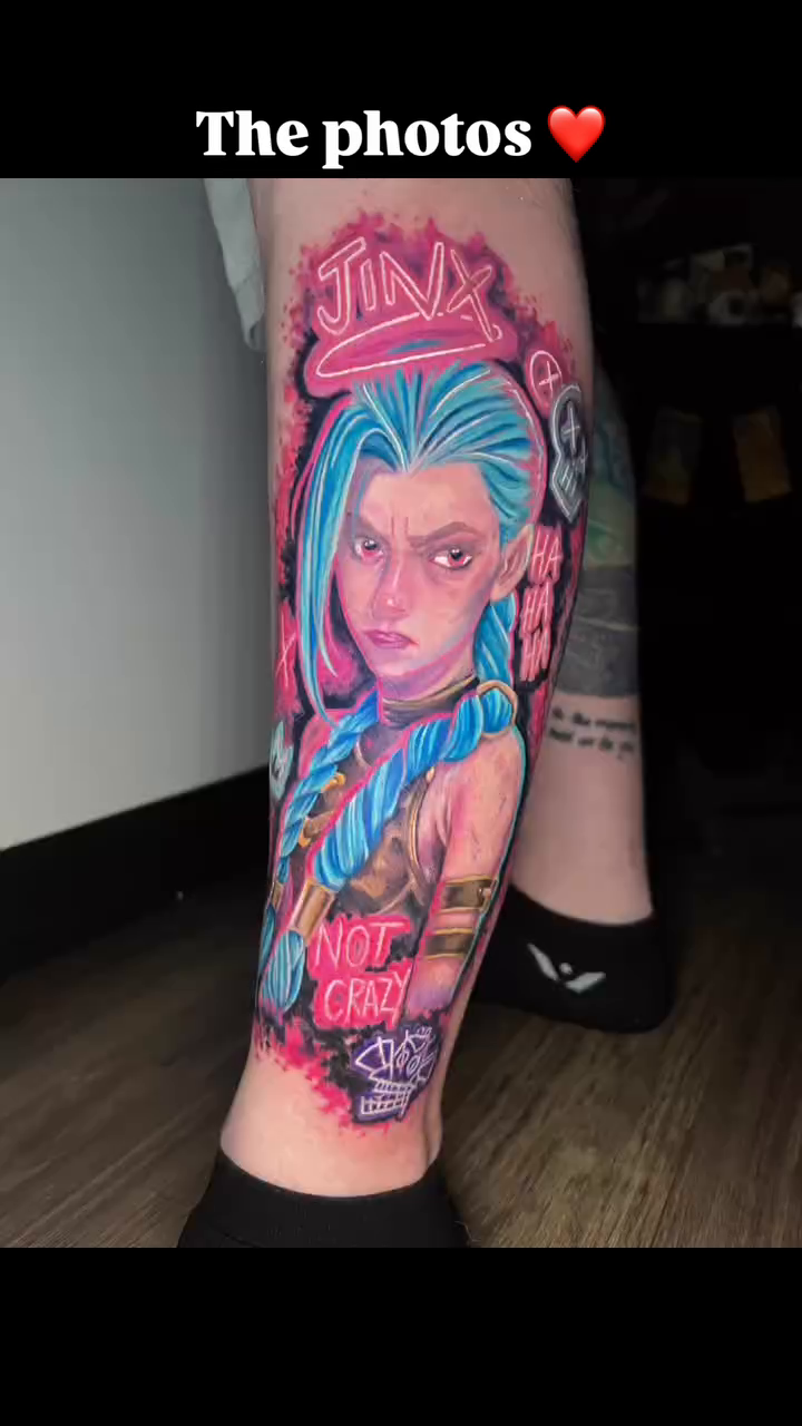 Tattoo by @pisces.moonchild.tattoos โ new_school, anime