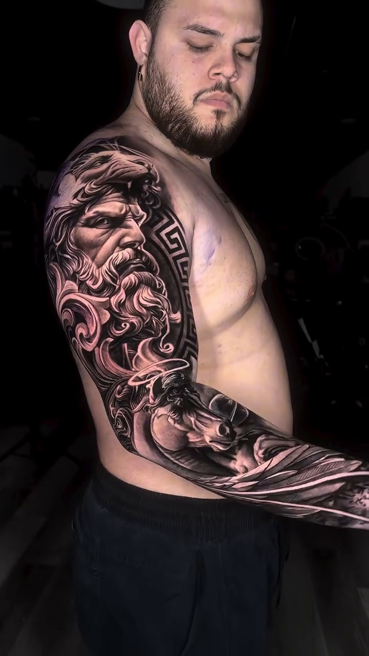 Tattoo by @pachink_ — realism, black_and_grey