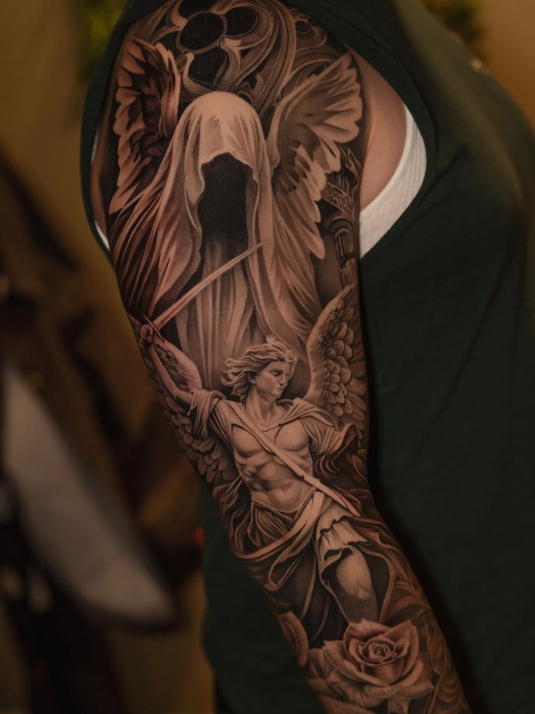 Tattoo by @kotytattoos — realism, black_and_grey
