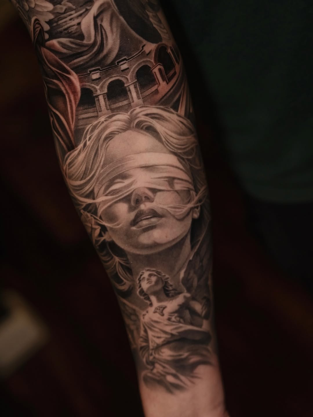 Tattoo by @kotytattoos — realism, black_and_grey