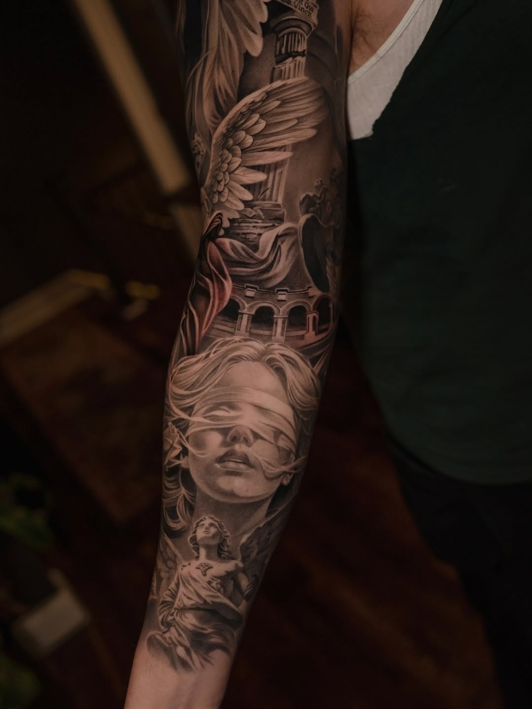 Tattoo by @kotytattoos — realism, black_and_grey