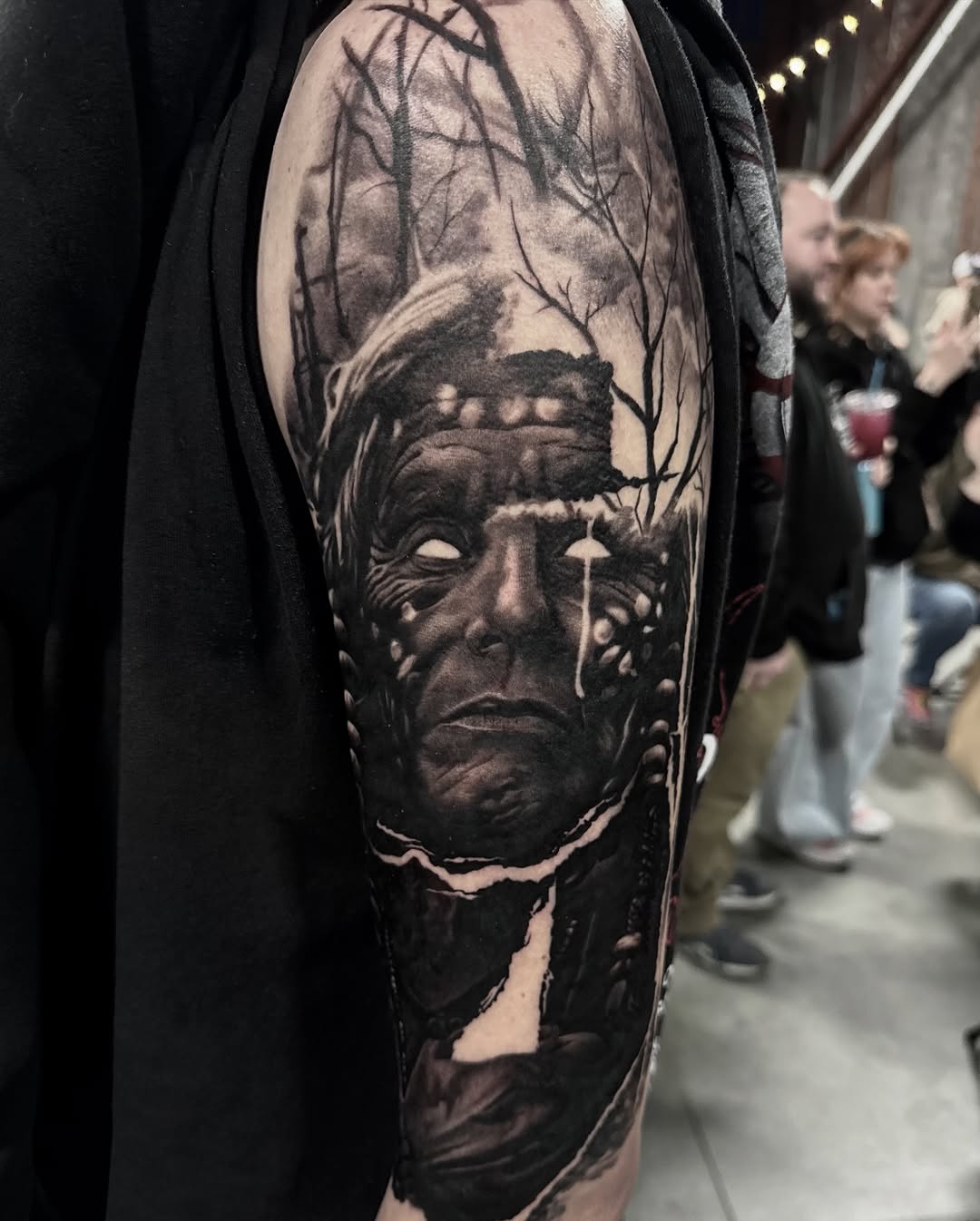 Tattoo by @inkedannarchy — black_and_grey, realism