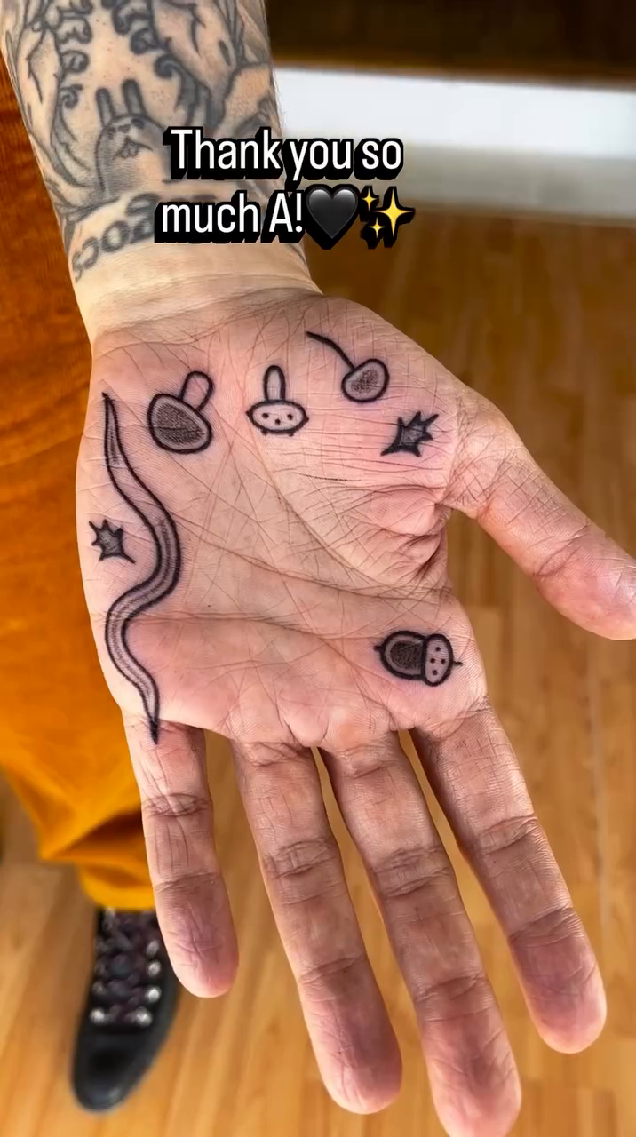 Tattoo by @mayapplecellrip.tattoo β fine_line, illustrative
